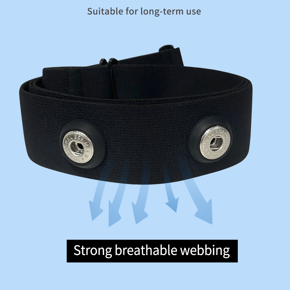 Heart Rate Monitor Chest Belt  - Breath Rate Monitor ulasan dan harga